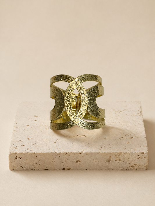 BRACELET MANCHETTE DORÉ