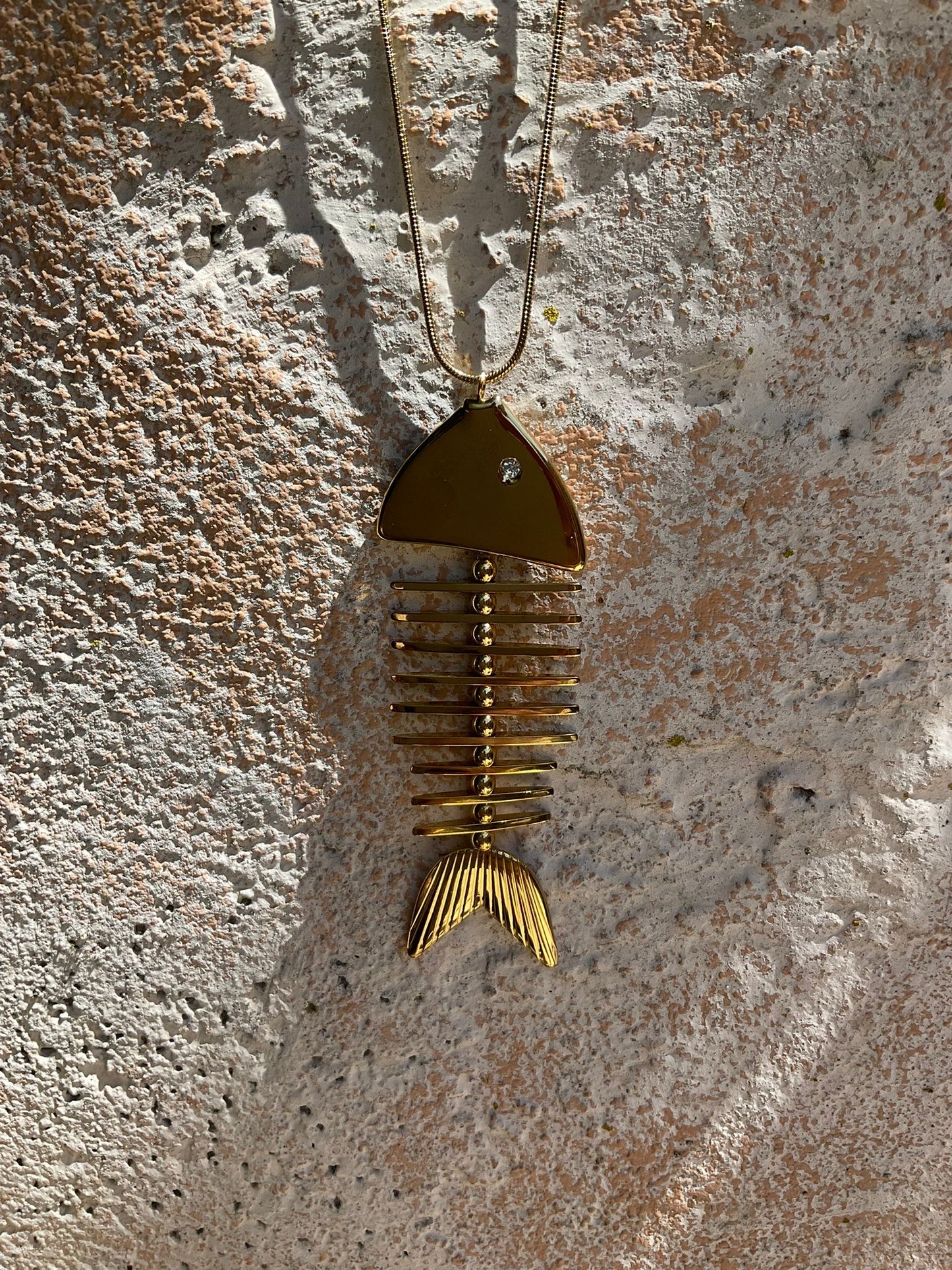 COLLIER POISSON DORÉ