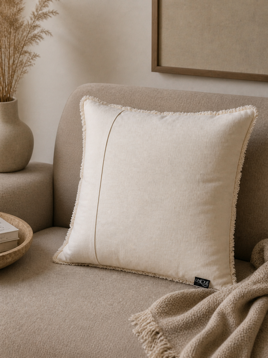 COUSSIN TUFTÉ CERCLE 50X50